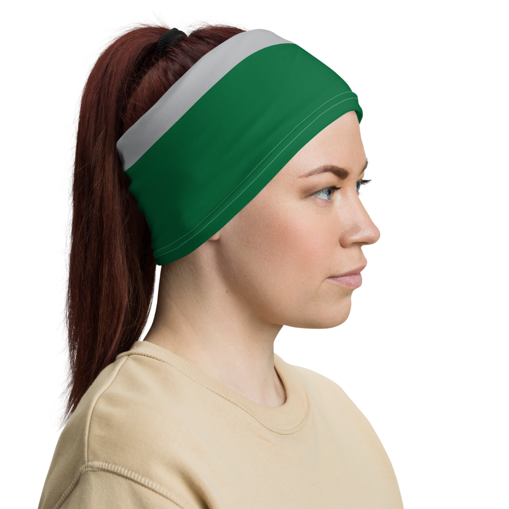 Masque Vaud - gris et vert - Cache-cou - Bandeau - Ici & Là - T-shirts & Souvenirs de chez toi