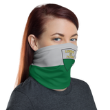 Masque Vaud - gris et vert - Cache-cou - Bandeau - Ici & Là - T-shirts & Souvenirs de chez toi