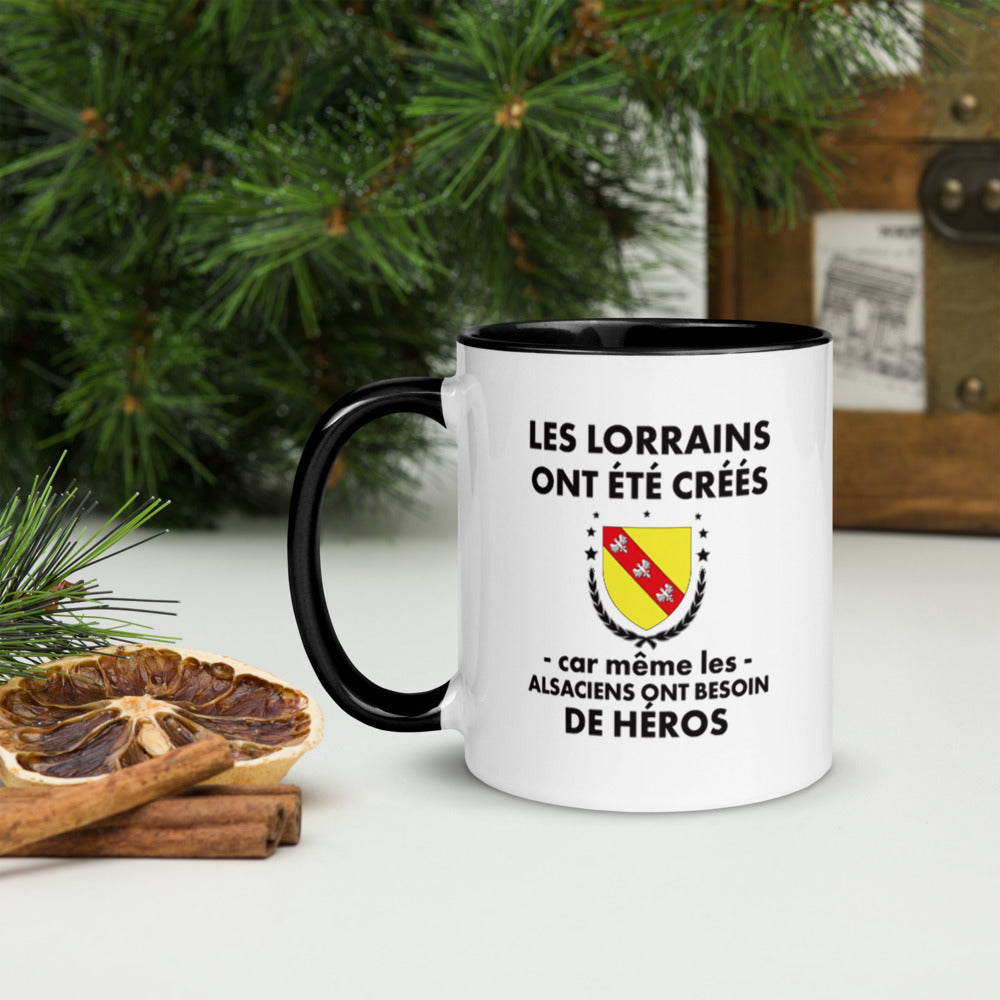 Mug Lorraine noir - Les Lorrains ont été créés