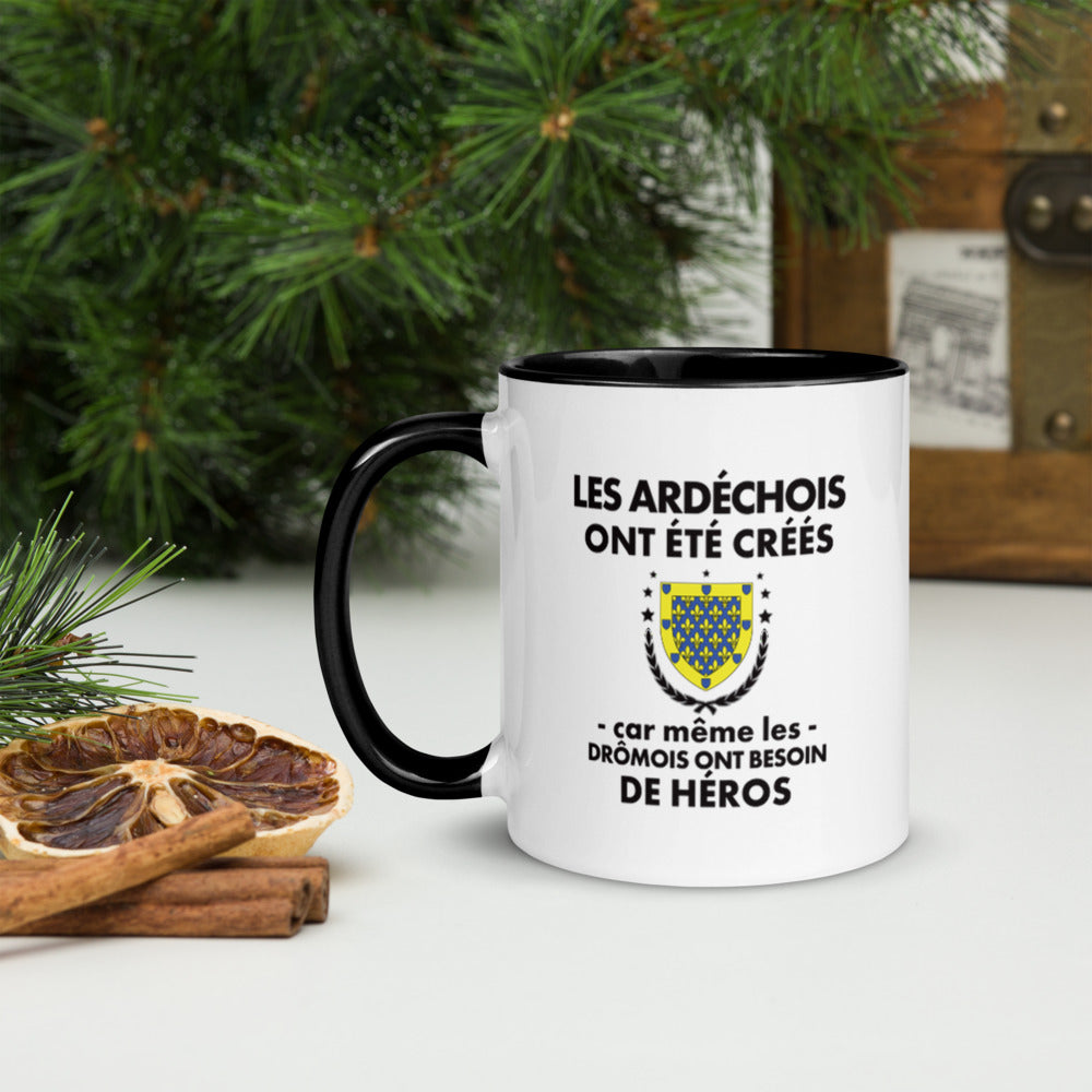 Mug Tasse Ardèche Humour - Les Ardéchois ont été créés