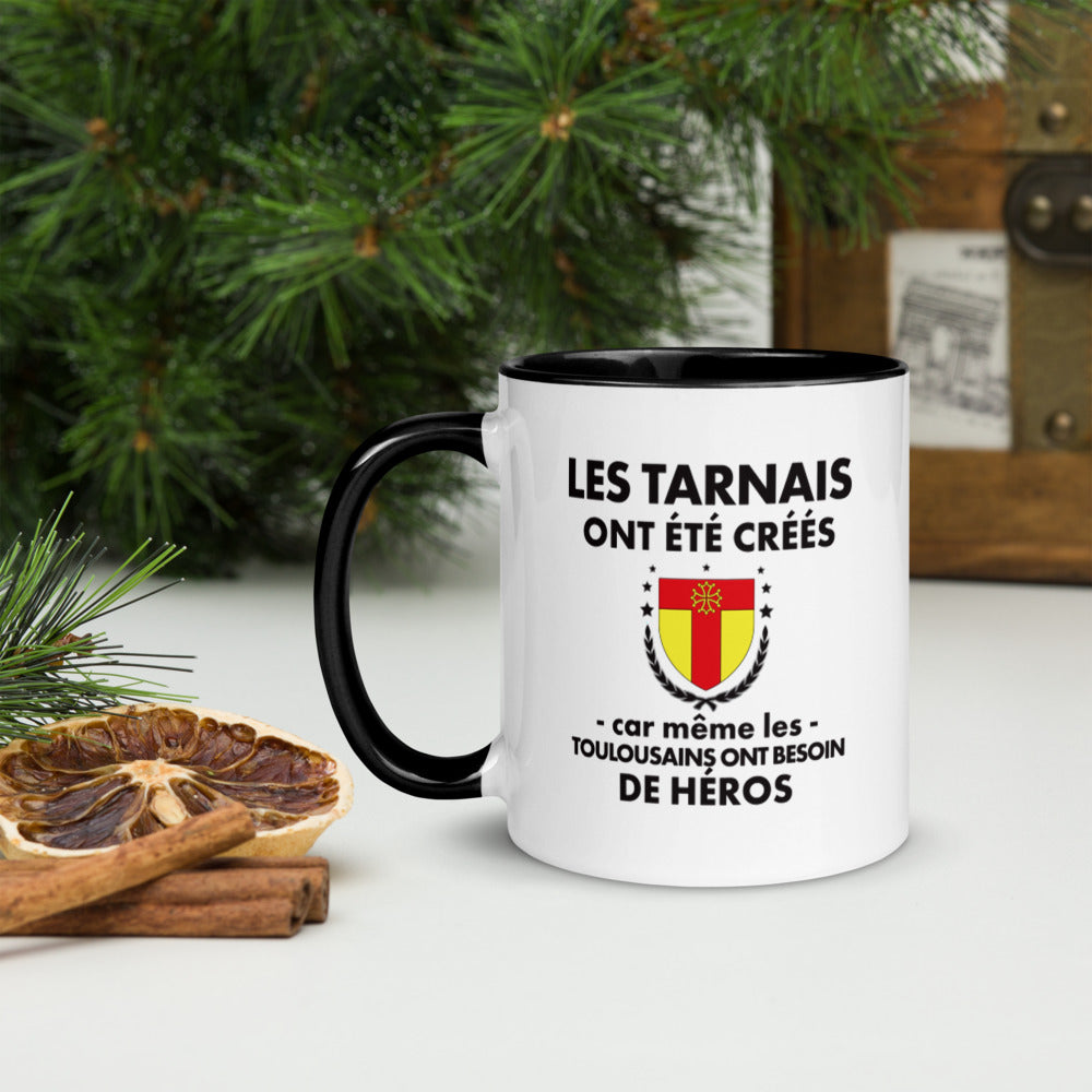 Mug Tarn humour rouge - Et le 8e jour Dieu Créa les Tarnais
