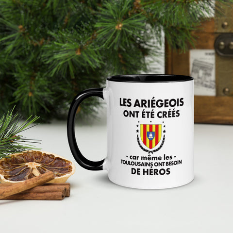 Mug Tasse Ariège Humour - Et le 8e jour Dieu Créa les Ariégeois - Imprimé deux côtés