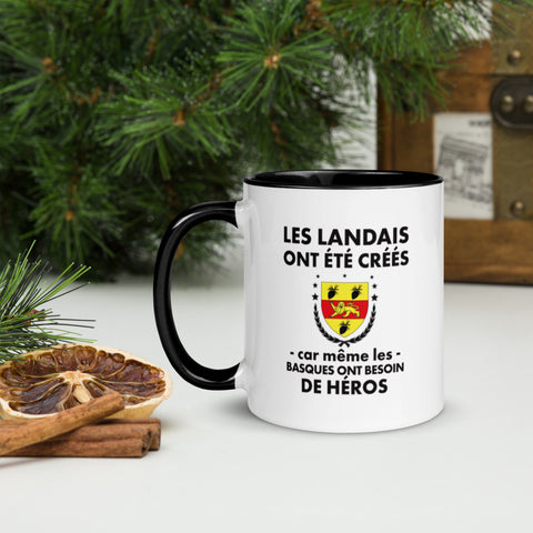 Mug Tasse Landes Humour - Et le 8e jour Dieu Créa les Landais - Imprimé deux côtés