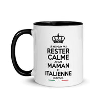 Thumbnail for Mug Italie noir - design coloré pour vos matins