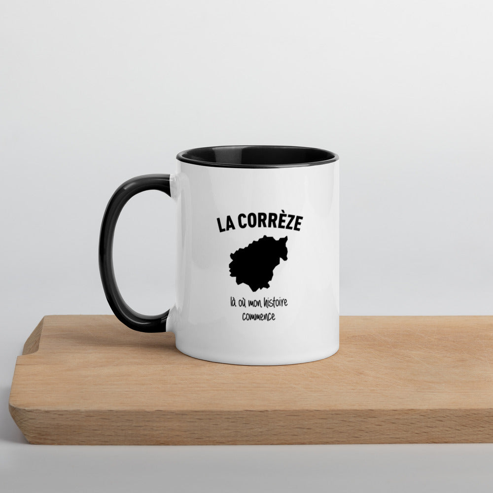 Mug Corrèze blanc - là où mon histoire commence