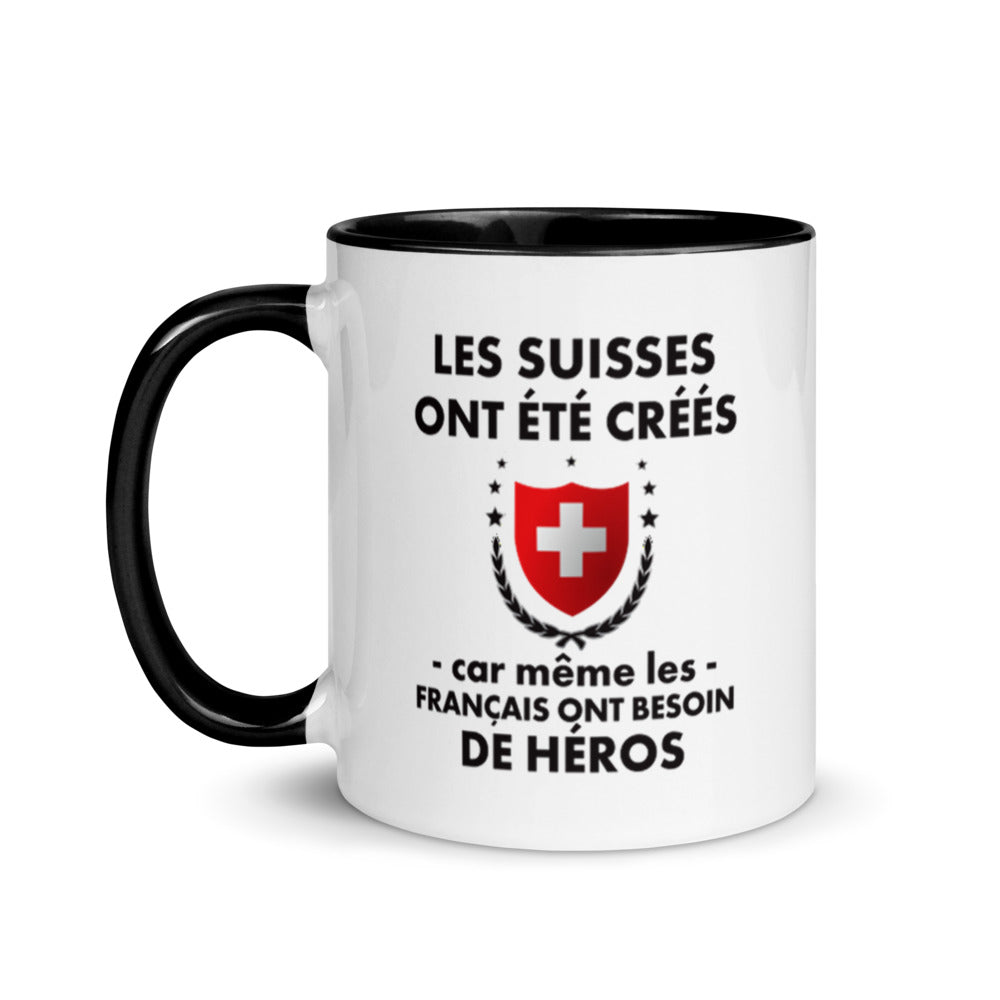 Mug Suisse rouge - Les Suisses ont été créés