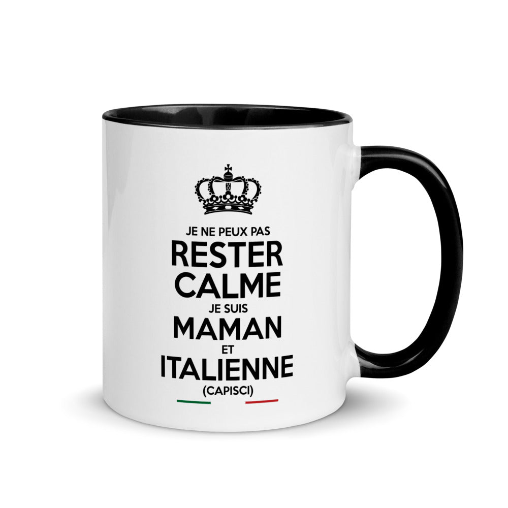 Mug Italie rouge - design coloré pour vos matins