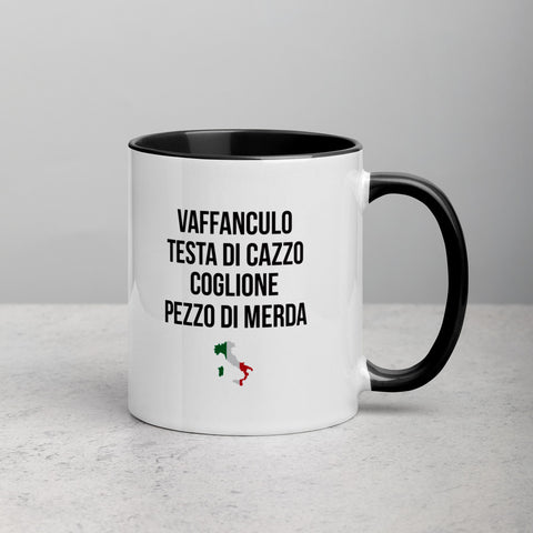 Si tu n'as rien de sympa à dire - Dis le en italien - Tasse Mug de couleur - Ici & Là - T-shirts & Souvenirs de chez toi