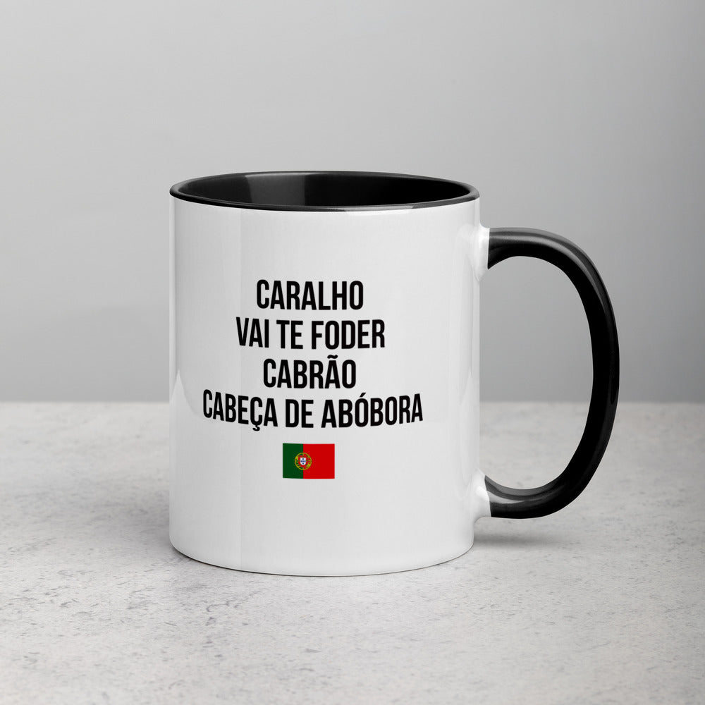 Mug Portugal rouge - Si tu n'as rien de sympa à dire