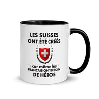Thumbnail for Mug Suisse noir - Les Suisses ont été créés