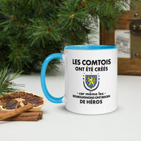 Thumbnail for Mug Comtois bleu - Et le 8e jour Dieu Créa les Comtois