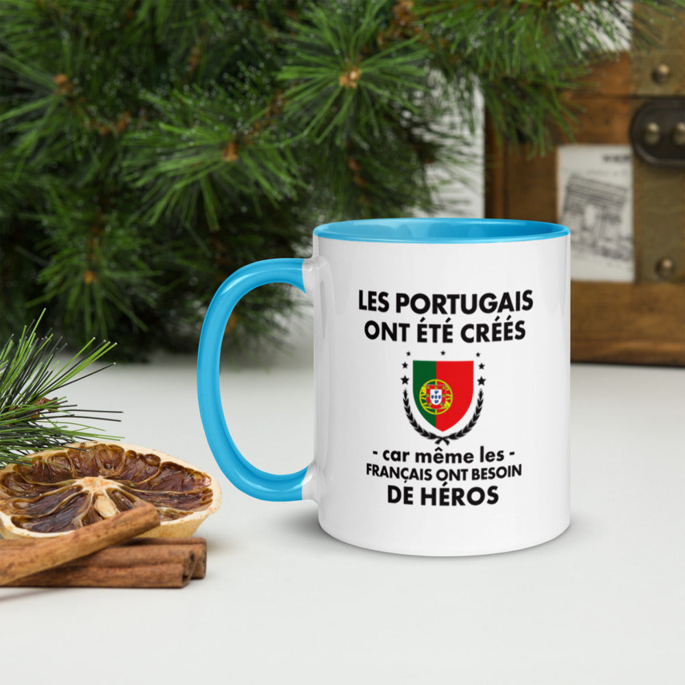 Mug Portugal rose - Et le 8e jour Dieu créa les Portugais