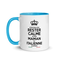 Thumbnail for Mug Italie rouge dos - design coloré pour vos matins