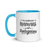 Maman et Portugaise - Tasse Mug de couleur - Ici & Là - T-shirts & Souvenirs de chez toi