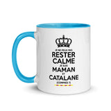 Maman et Catalane - Tasse Mug de couleur - Ici & Là - T-shirts & Souvenirs de chez toi