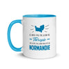 Mug Normandie noir - Je n'ai pas besoin de thérapie