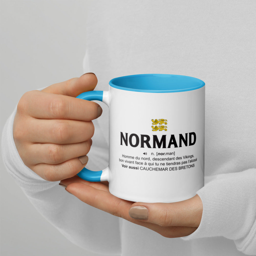 Mug Normand noir dos - Un peu viking et plein d'humour