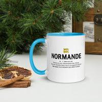Thumbnail for Mug Normande rouge dos - Design humoristique et coloré