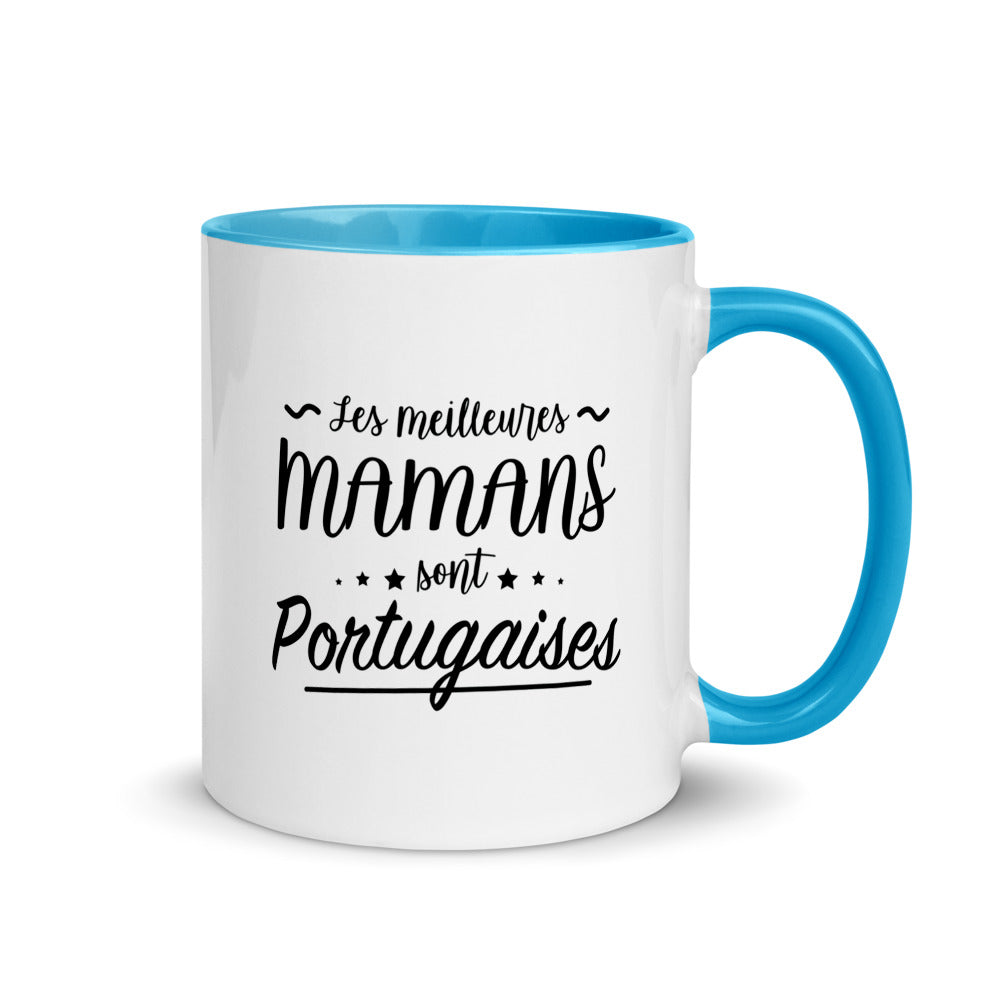 Mug Portugal noir dos - Design coloré pour vos matins