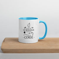 Thumbnail for Mug Corse rouge dos - Il est où le bonheur, il est où ?