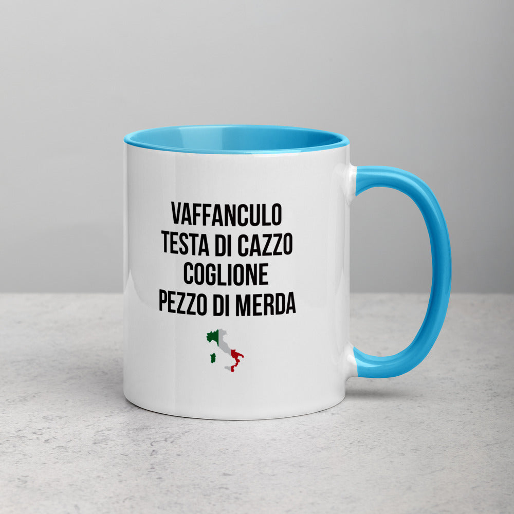 Si tu n'as rien de sympa à dire - Dis le en italien - Tasse Mug de couleur - Ici & Là - T-shirts & Souvenirs de chez toi
