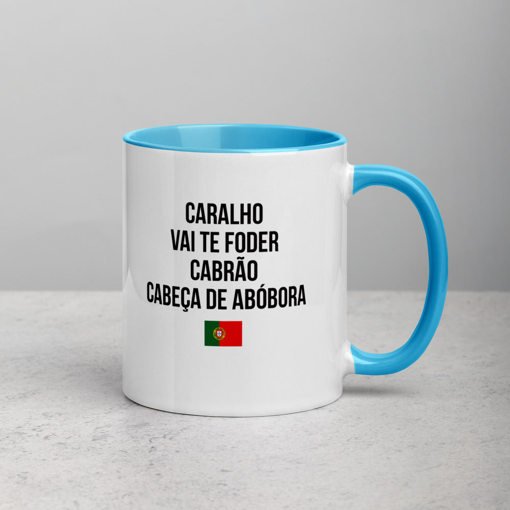 Si tu n'as rien de sympa à dire - Dis le en portugais - Tasse Mug de couleur - Ici & Là - T-shirts & Souvenirs de chez toi