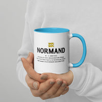 Thumbnail for Mug Normand rouge dos - Un peu viking et plein d'humour