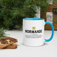 Thumbnail for Mug Normande orange dos - Design humoristique et coloré