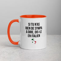 Thumbnail for Mug Italie rose - Si tu n'as rien de sympa à dire
