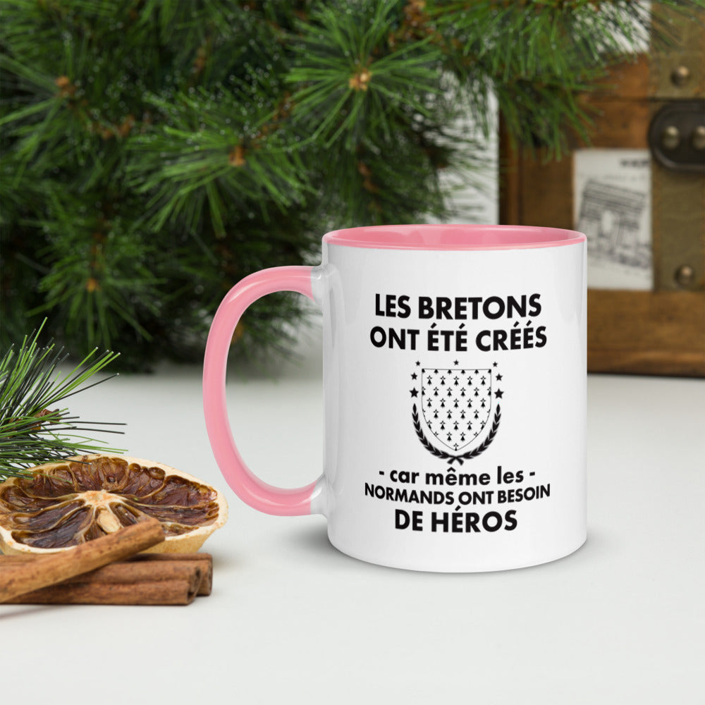 Mug Bretagne jaune - Les Bretons ont été créés