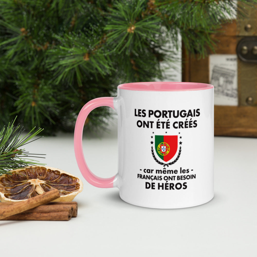 Mug Portugal jaune - Et le 8e jour Dieu créa les Portugais