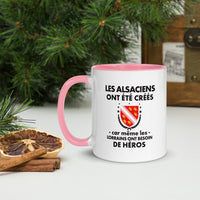 Thumbnail for Mug Alsace bleu dos - Et le 8e jour Dieu créa les Alsaciens