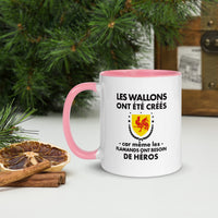 Thumbnail for Mug Wallonie jaune - Et le 8e jour Dieu créa les Wallons