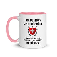 Thumbnail for Mug Suisse bleu dos - Les Suisses ont été créés
