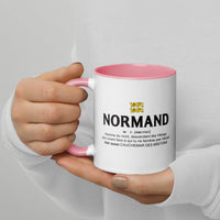 Thumbnail for Mug Normand orange dos - Un peu viking et plein d'humour