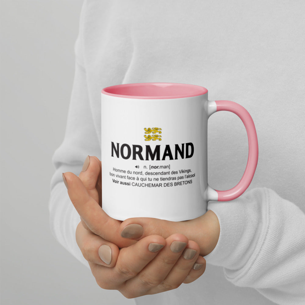 Mug Normand bleu dos - Un peu viking et plein d'humour
