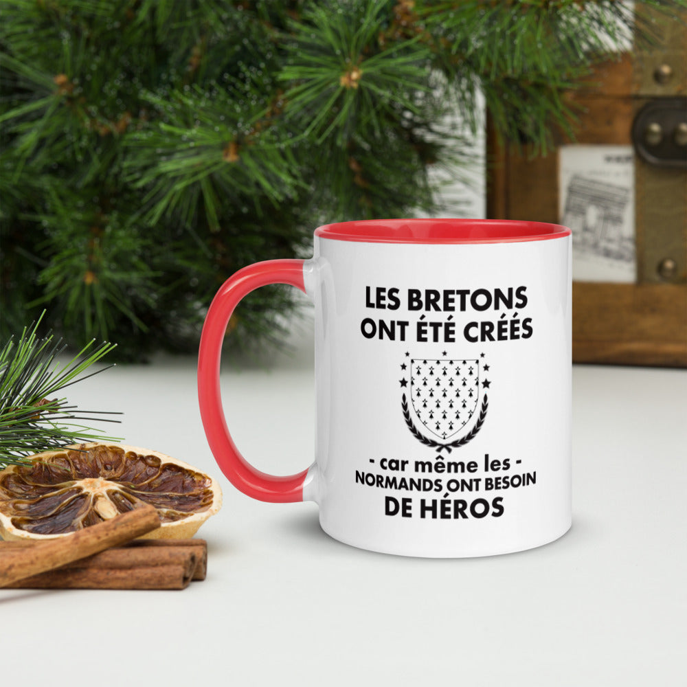 Mug Bretagne orange - Les Bretons ont été créés