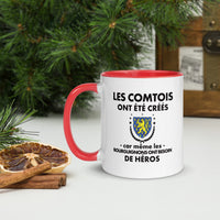 Thumbnail for Mug Comtois rouge - Et le 8e jour Dieu Créa les Comtois