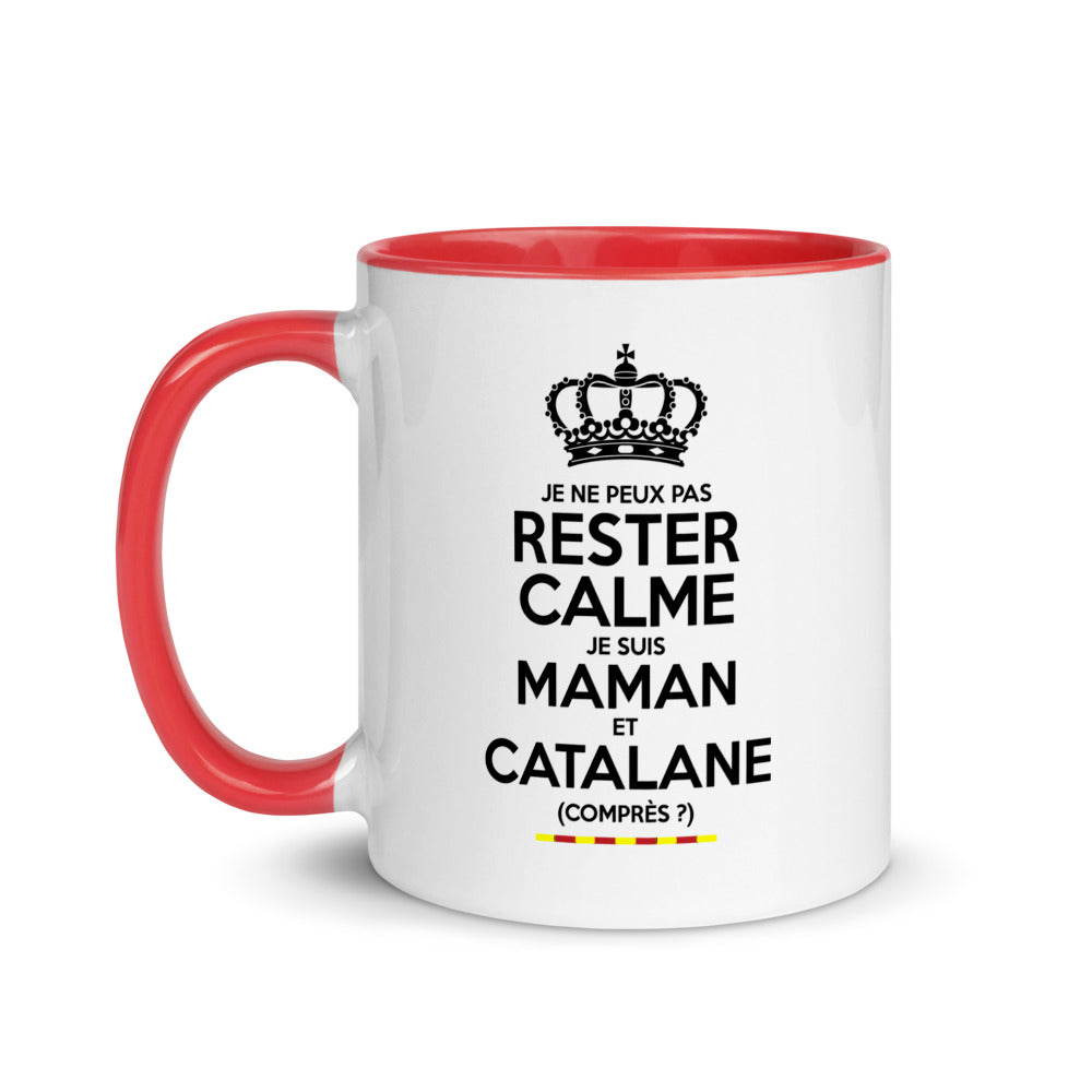 Mug Catalan jaune - Design coloré pour vos matins