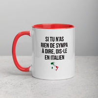 Thumbnail for Mug Italie orange - Si tu n'as rien de sympa à dire
