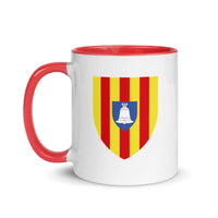Thumbnail for Tasse Ariège noir dos - Blason coloré pour un café joyeux