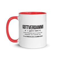 Thumbnail for Tasse Alsace noir - Gottverdammi définition humoristique