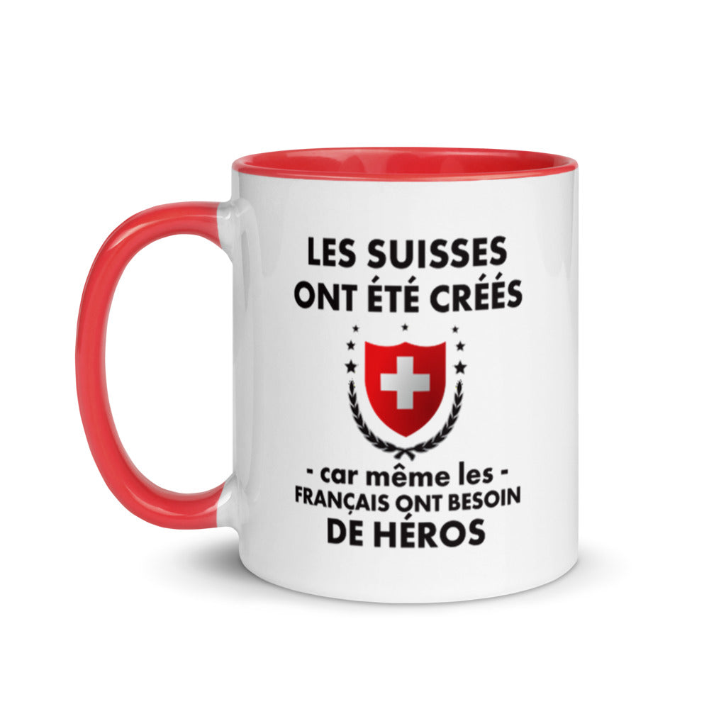 Mug Suisse bleu - Les Suisses ont été créés
