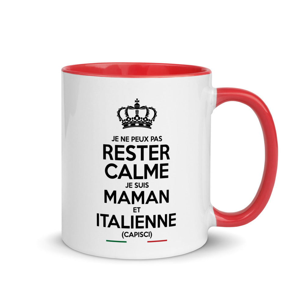 Mug Italie bleu - design coloré pour vos matins