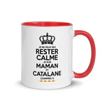 Maman et Catalane - Tasse Mug de couleur - Ici & Là - T-shirts & Souvenirs de chez toi