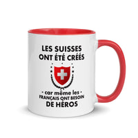 Thumbnail for Mug Suisse orange - Les Suisses ont été créés