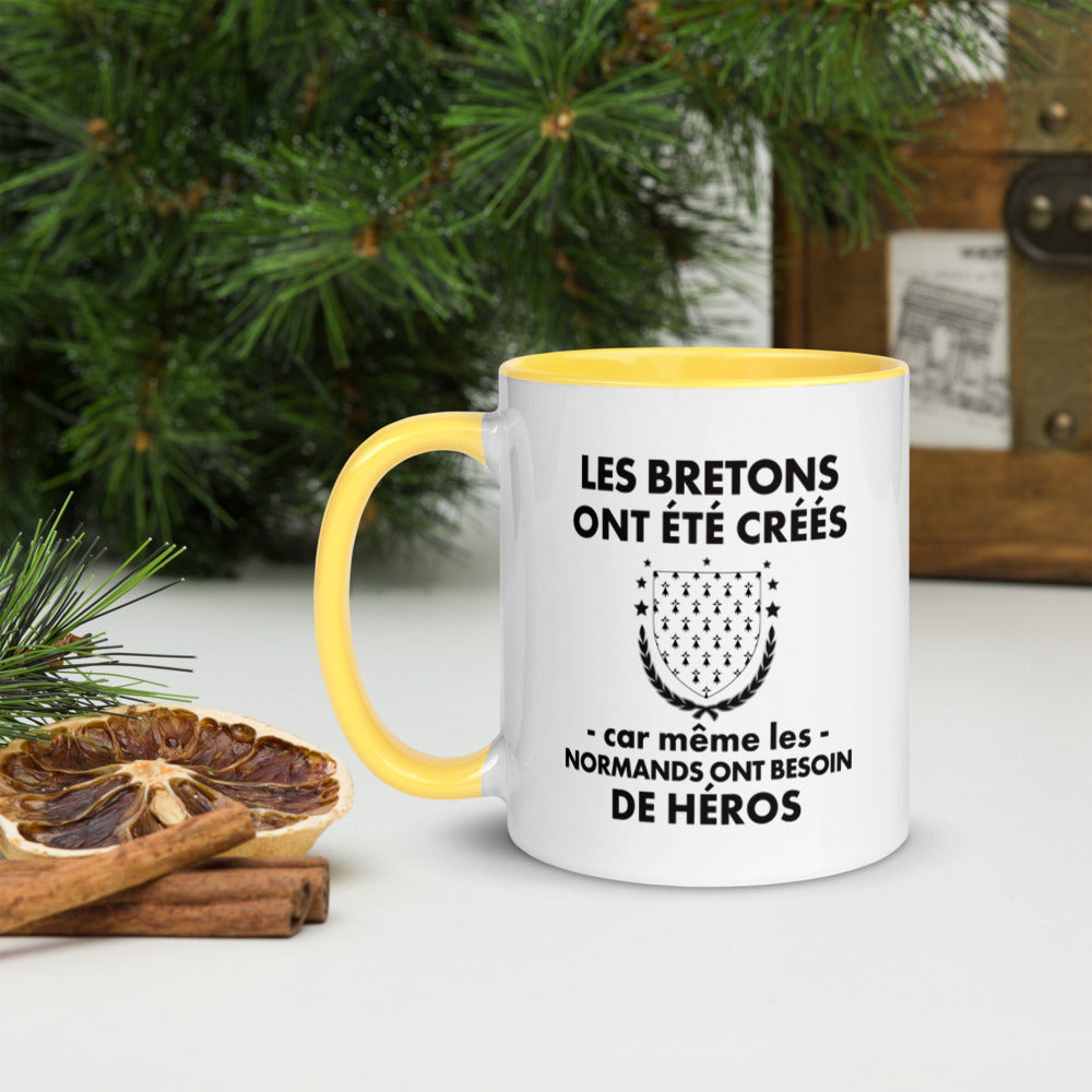 Mug Bretagne noir - Les Bretons ont été créés