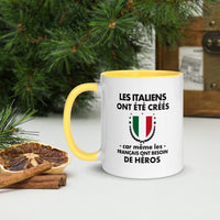 Thumbnail for Mug Italie noir - Les Italiens ont été créés