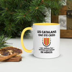 Mug Tasse Catalogne Humour - Et le 8e jour Dieu Créa les Catalans - Imprimé deux côtés