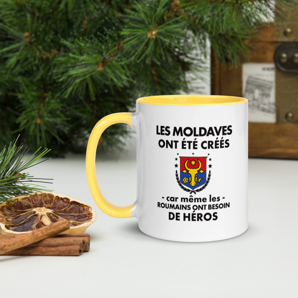 Mug Moldavie rouge - Et le 8e jour Dieu Créa les Moldaves
